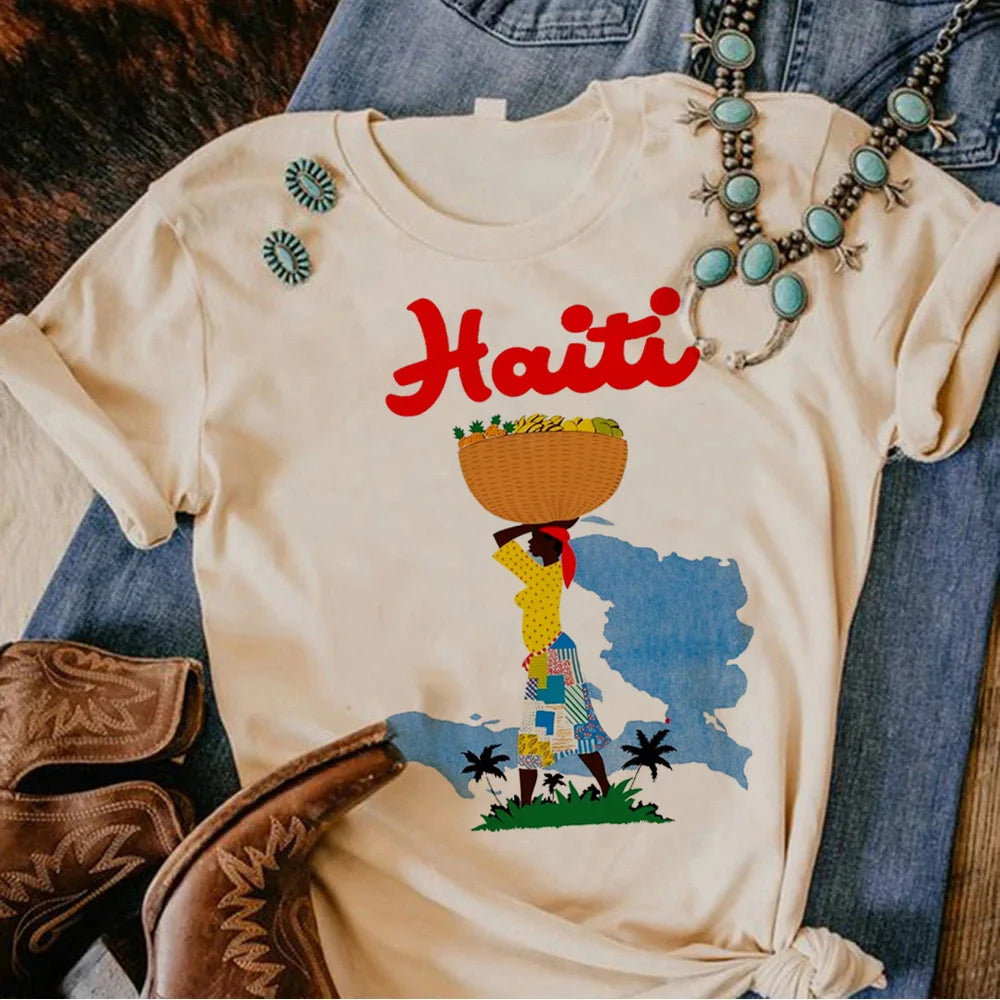 Haiti top women comic top female 2000s clothes